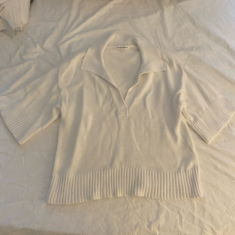 Roller rabbit polo sweater